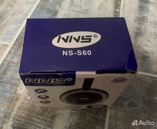 Колонка-Фонарик NNS NS-S60 Синяя