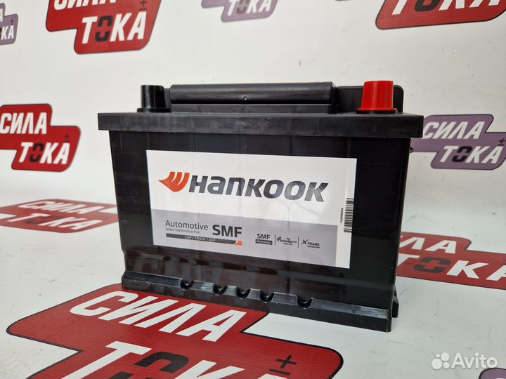 Аккумулятор Hankook 60 низкий для Chevrolet Cruze