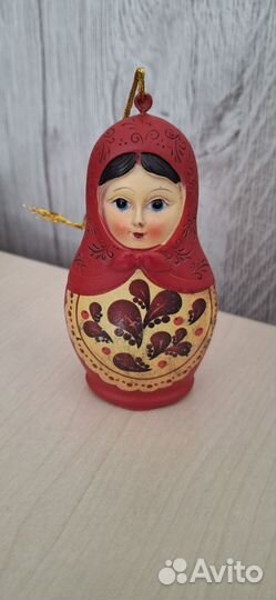 Матрешка елочное украшение