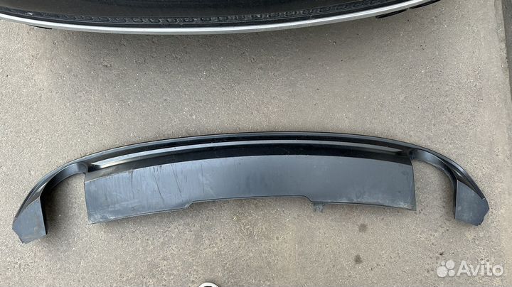 Юбка заднего бампера s-line a4 b9