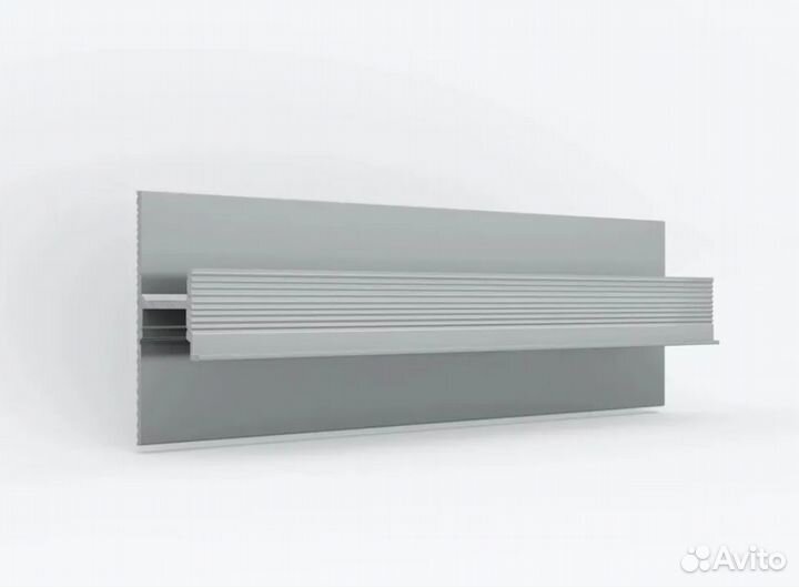 Теневой плинтус для пола анодирован 3000 мм