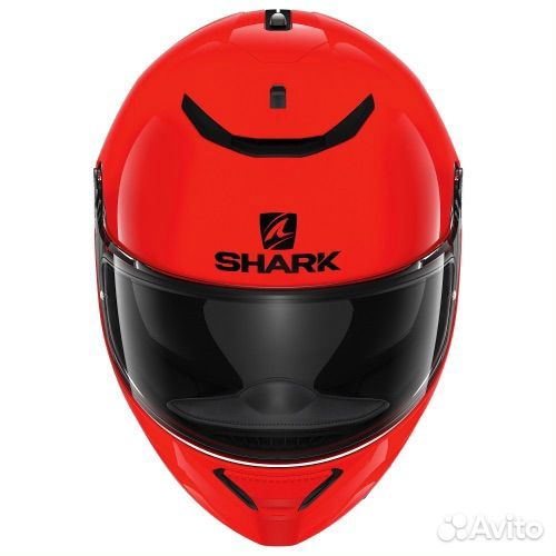 Шлем shark spartan 1.2 blank Red