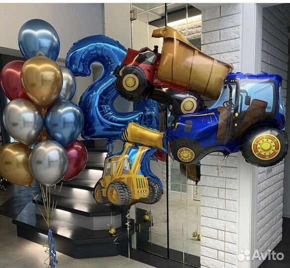 Коробка с воздушными шарами доставка