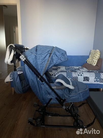 Санки коляска ника kids