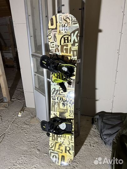 Сноуборд bonza с чехлом 154см на рост 175-180