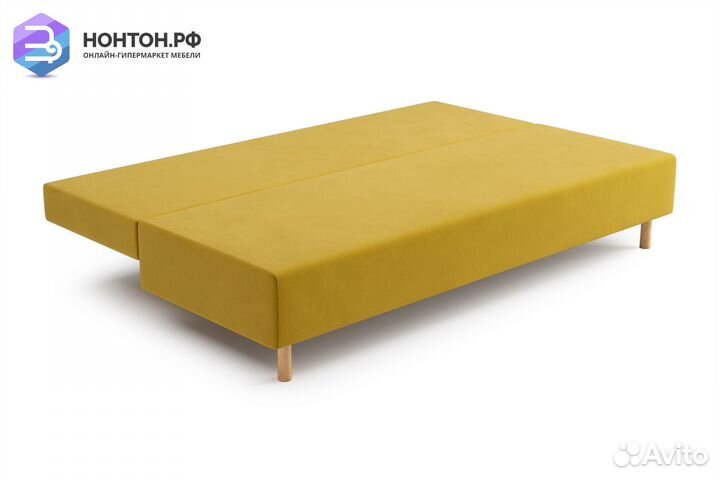 Диван еврокнижка Сайле желтый