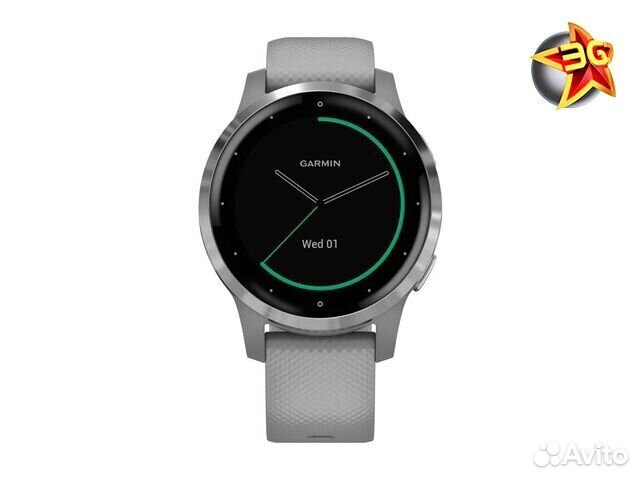 Часы Garmin Vivoactive 4S Gray/Silver 010-02172-04