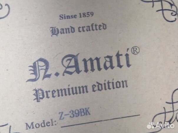 Гитара amati z-39 bk и струны цена за всё