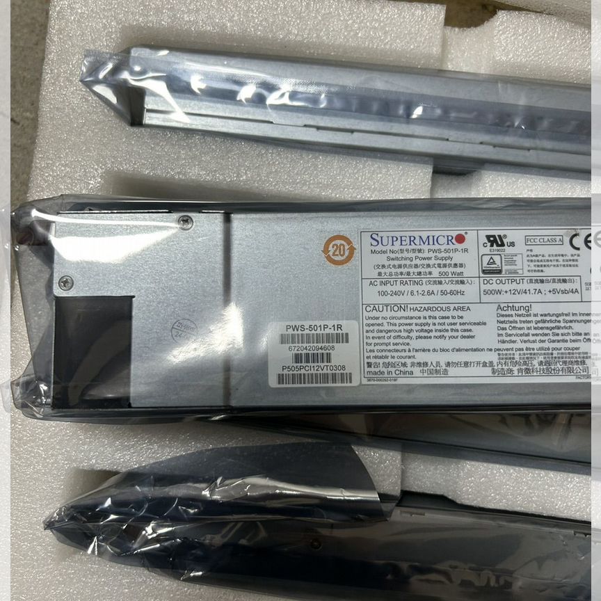 [PWS-501P-1R] Блок Питания Supermicro 500w Pws-501p-1r