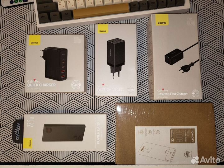 Зарядка baseus 65w