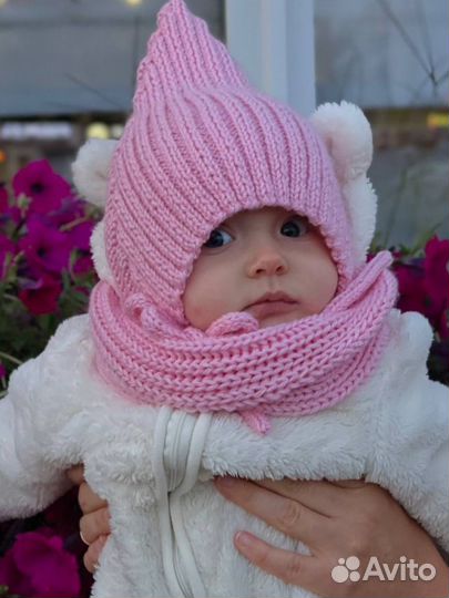 Шапка эльф и снуд