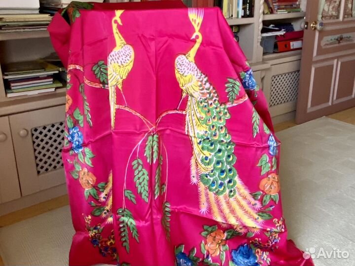 Покрывало СССР павлины скатерть китай