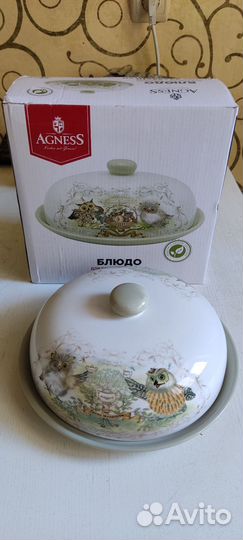 Блюдо для блинов с крышкой