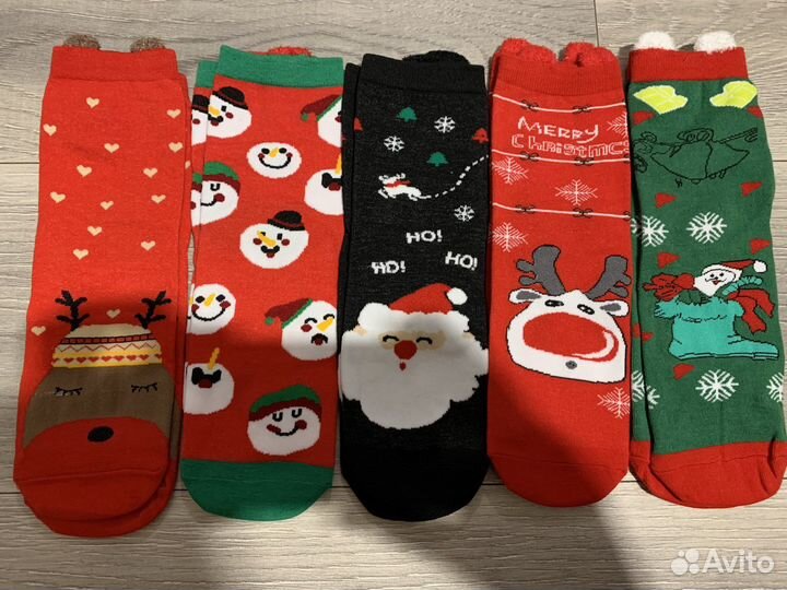 Носки женские новогодние