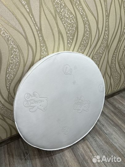 Матрас круглый, непром наматрасник, простынь