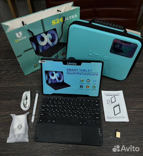 Планшет umiio s24 ultra 6/128 гб клавиатура в кейс