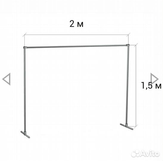 Стойка для баннера П-образная 1,5м*2м