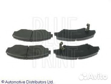 Комплект тормозных колодок дисковых blue print ADG