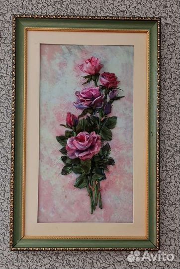 Картина Вышивка лентами