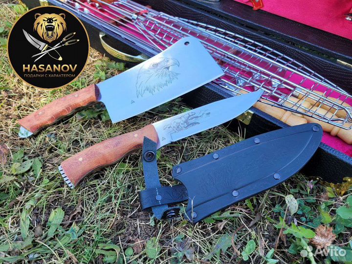 Шашлычный набор для пикника подарочный