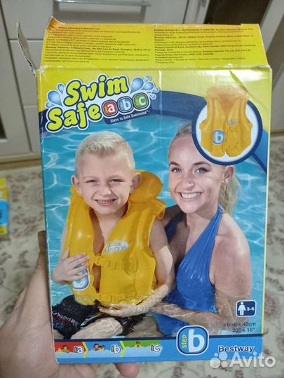 Жилет для плавания, круг для обучения плаванию, 2