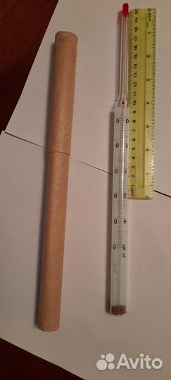 Термометр технический 0-50гр нч 103мм