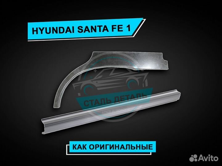 Hyundai Santa Fe 1 арки / Задние ремонтные арки