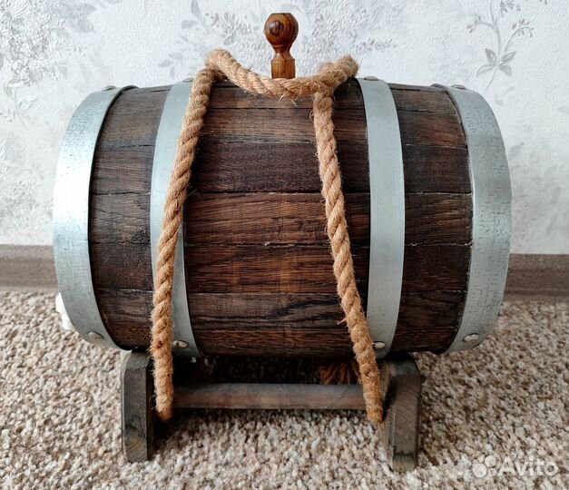 Бочка дубовая 5 литров для виски