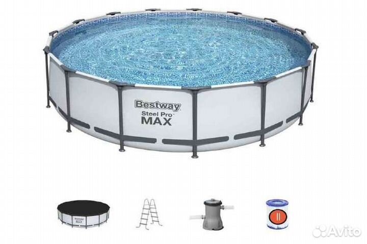 Каркасный бассейн 366х76, 457x122