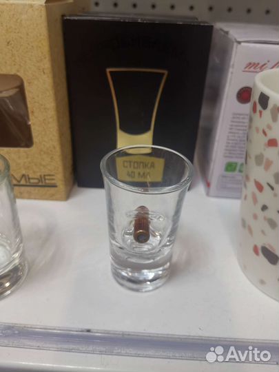 Стопка с пулей