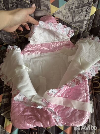 Конверт на выписку для девочки