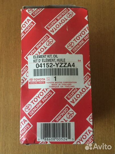 Масляный фильтр toyota