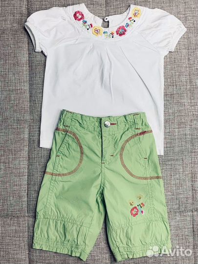 На лето фирменные вещи пакетом 6-18 мес