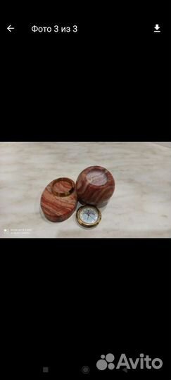 Часы из камня 