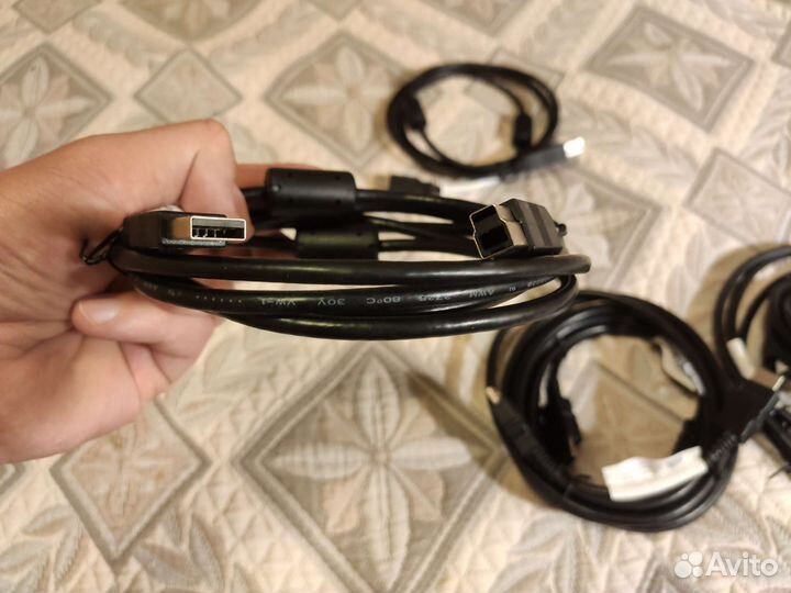Кабель hdmi, usb type a-b, display port