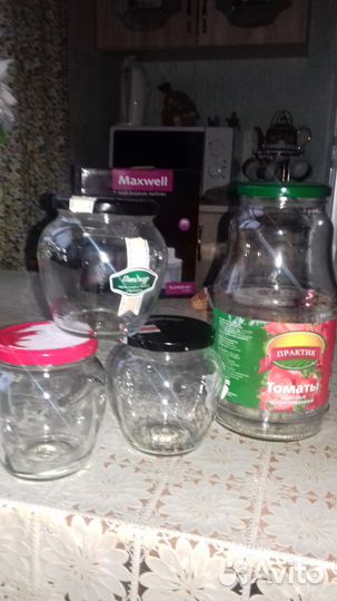 Банки стеклянные кружки