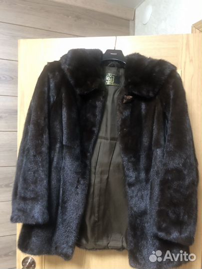 Шуба норковая с капюшоном 44 46