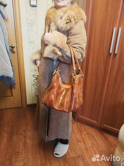 Дубленка натуральная женская 48 50