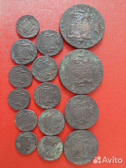 10 5 2 1 копейка сибирь и другие монеты копии медь