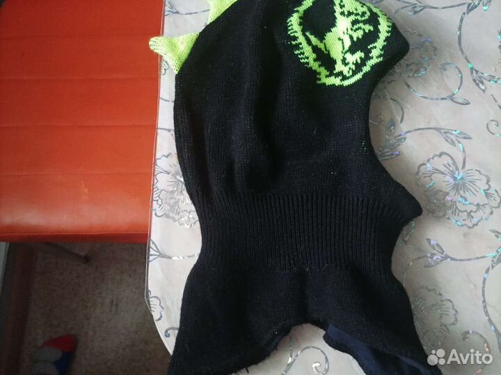 Шапка шлем для мальчика 50 52