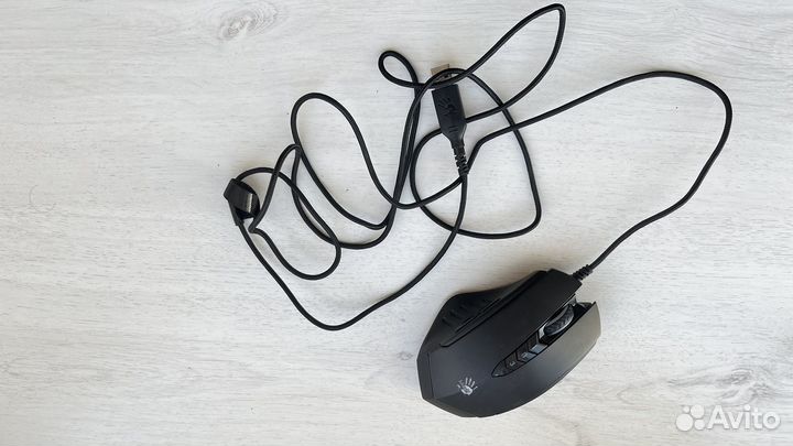 Игровая мышь проводная A4Tech Bloody V8 черный