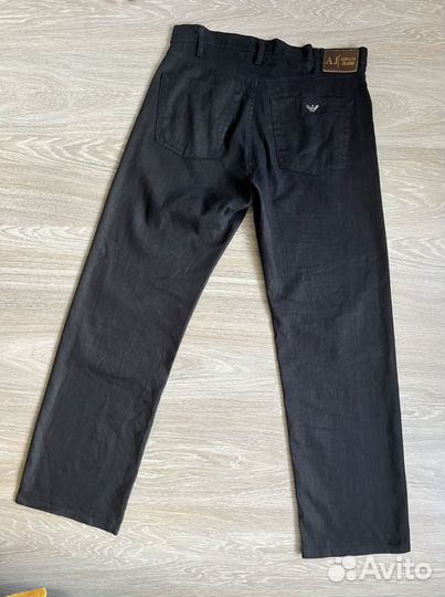 Armani Jeans 34 р. оригинальные брюки из льна