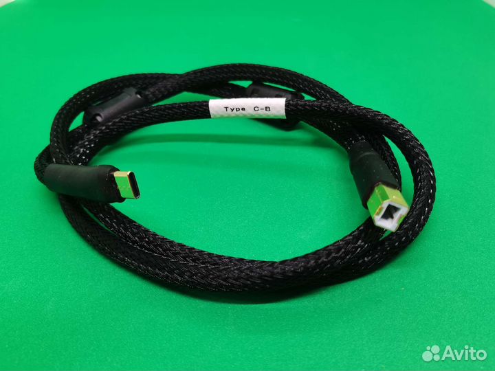 Кабель USB для цап (серебро, тройной экран)