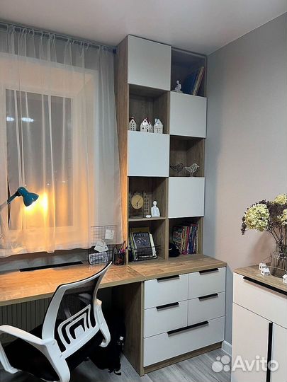 Компьютерный стол со шкафом на заказ в рассрочку