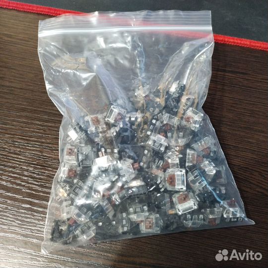 Переключатели Gateron Brown Optical KS-15 110шт