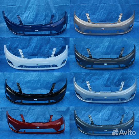 Бампер передний на Kia Rio 3 2011-2015