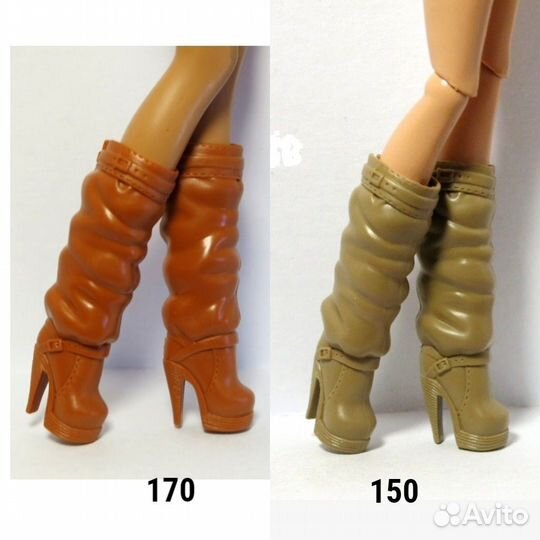 Сапоги для кукол Барби