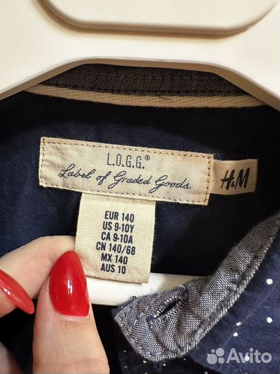 Рубашка для мальчика 134