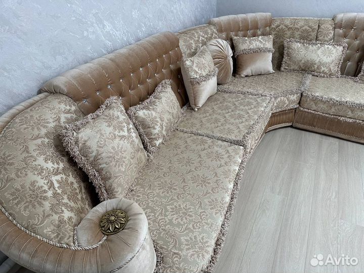 Угловой диван с креслом бу