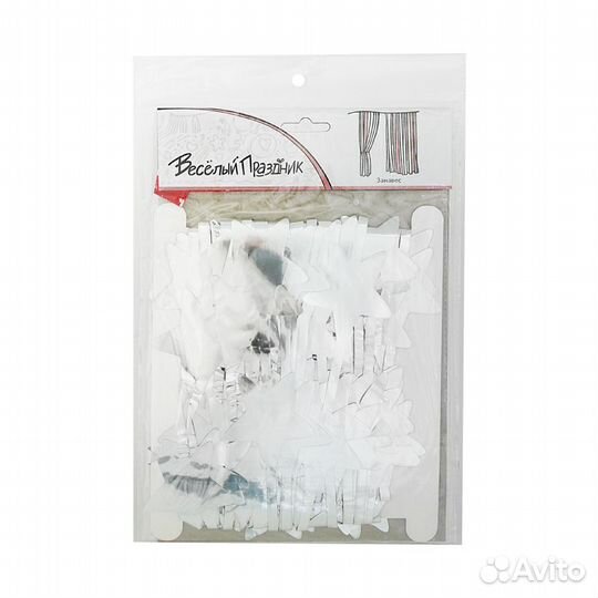 Занавес оформительский Звезды 1х2м